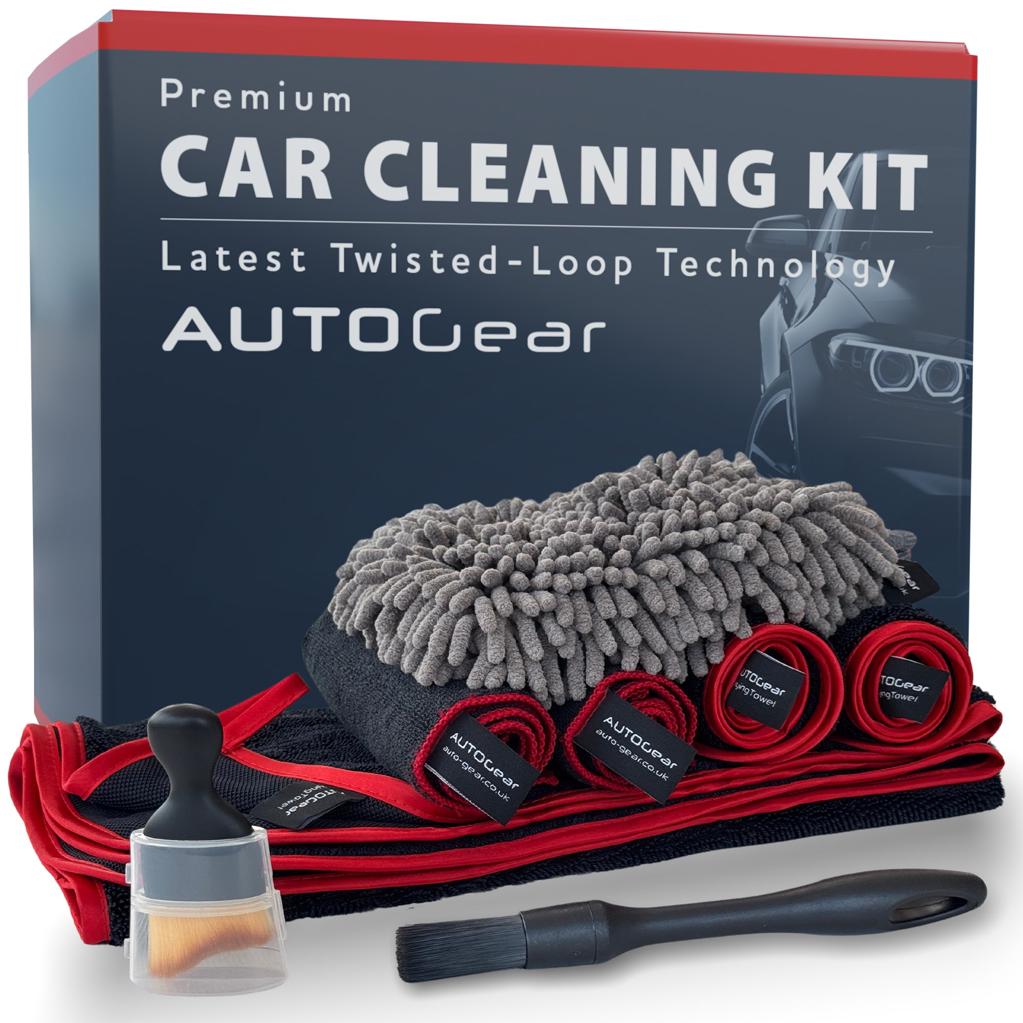 8 Piece Car Valeting Kit