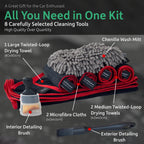 8 Piece Car Valeting Kit