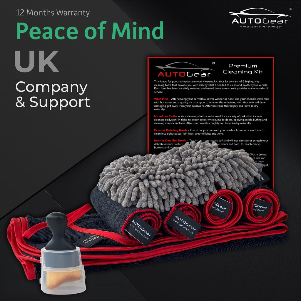 8 Piece Car Valeting Kit