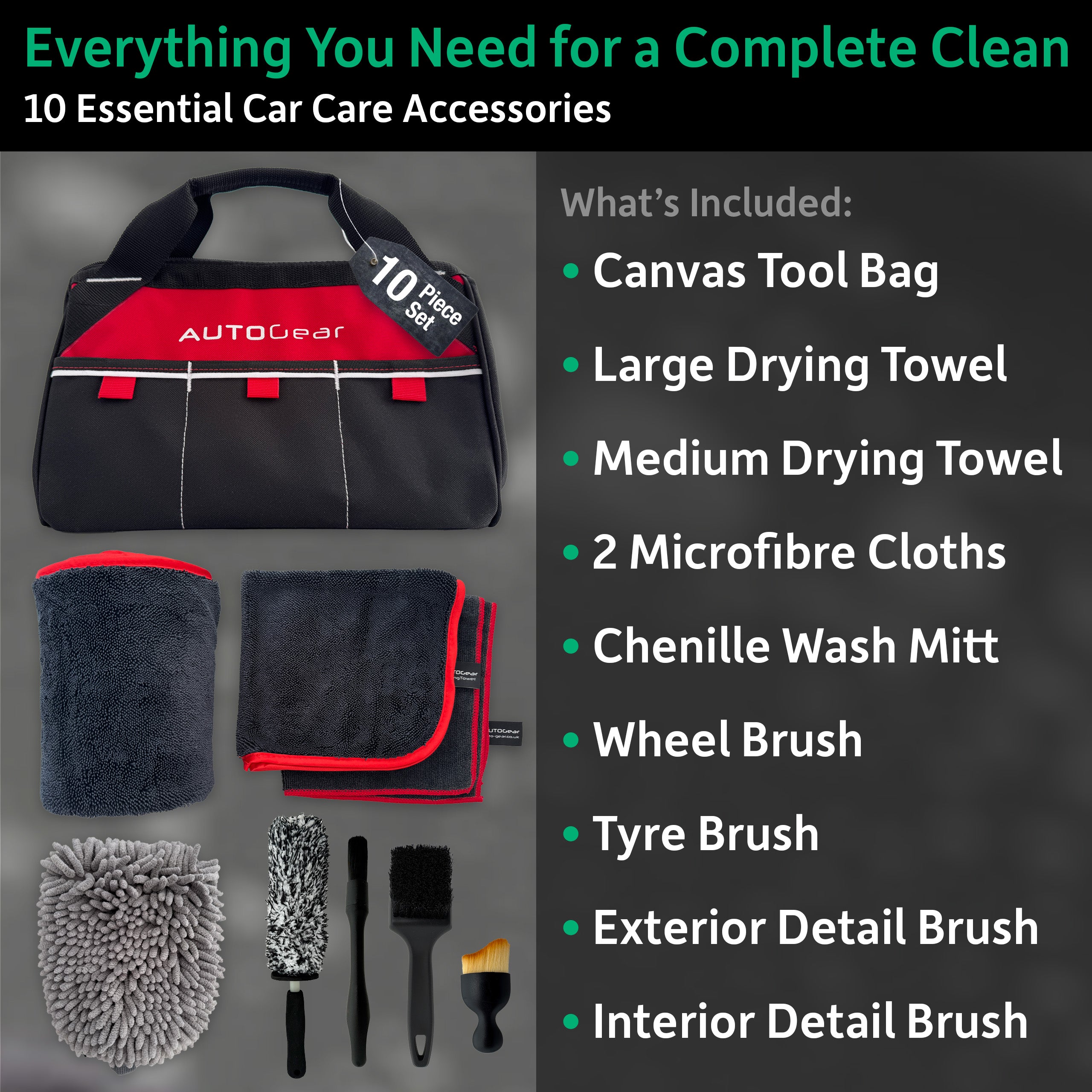 Premium Cleaning Kit with Tool Bag